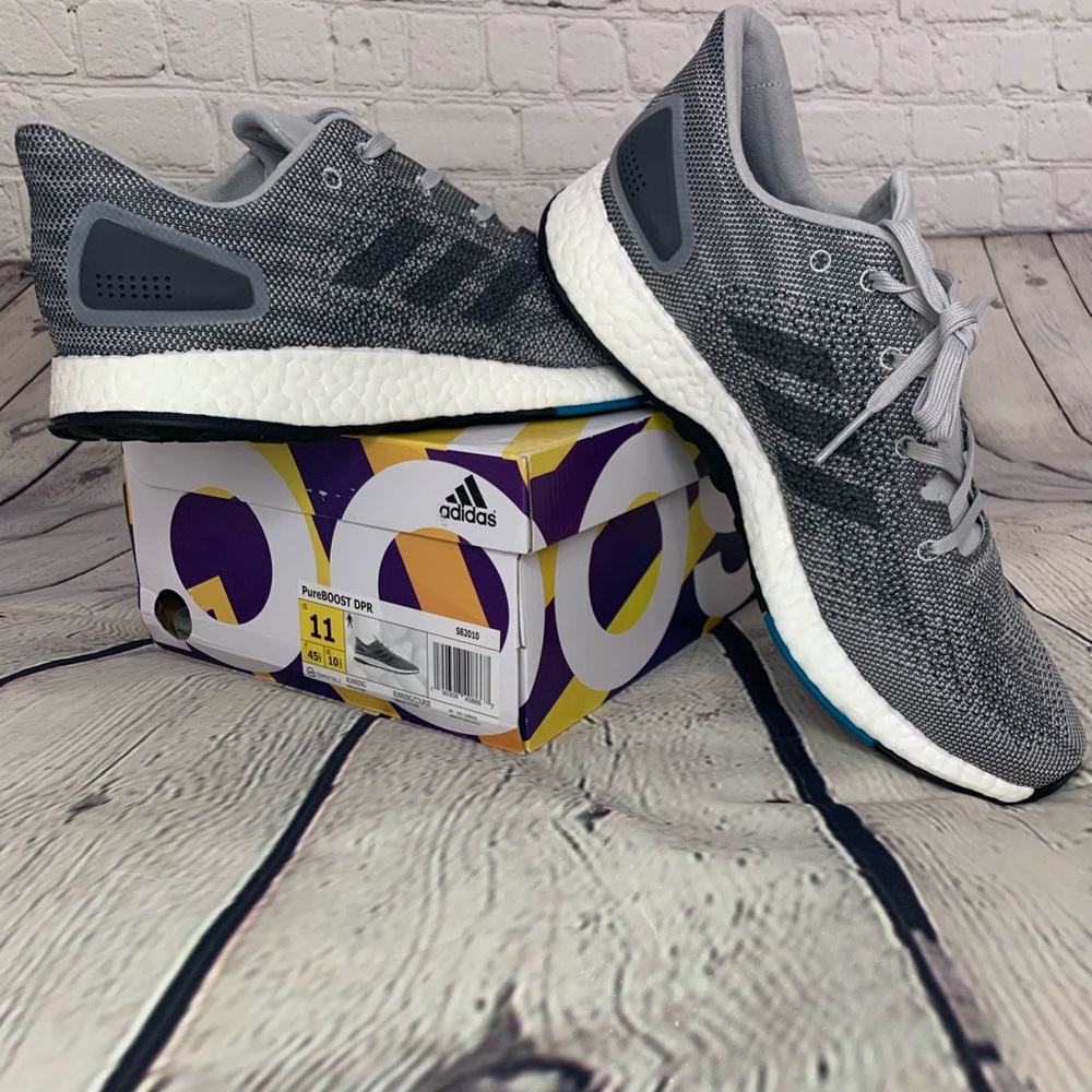 Adidas PureBOOST DPR Mens Grey Running Shoes
